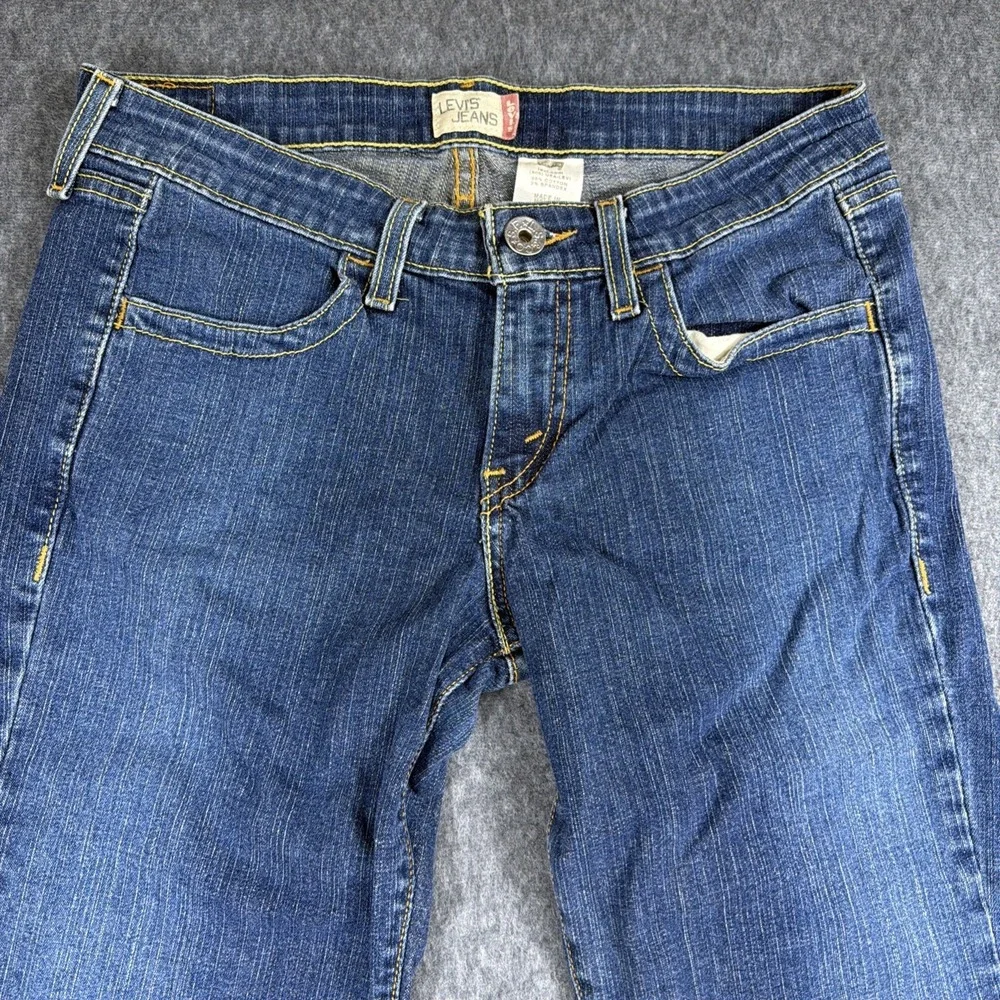 Levis 512 Women's Size 7‎ Capri Slim Taper Stretch Blue Denim Jeans